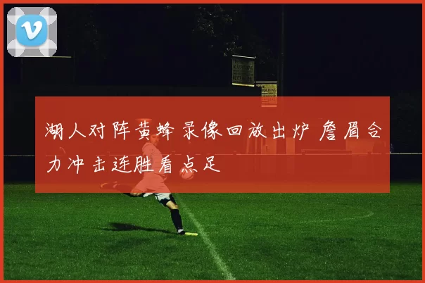 湖人对阵黄蜂录像回放出炉 詹眉合力冲击连胜看点足